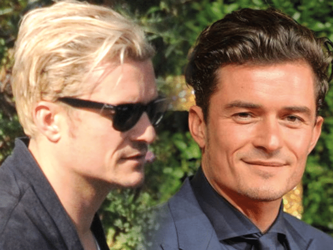 Totalmente irreconocible: Orlando Bloom se marca un <i></noscript>Cámbiame</i> y se tiñe el pelo de rubio