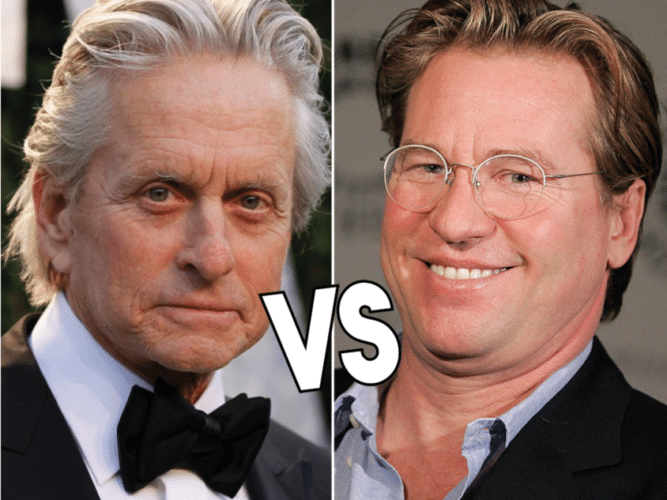 Michael Douglas anuncia que Val Kilmer tiene cáncer de garganta y éste lo desmiente