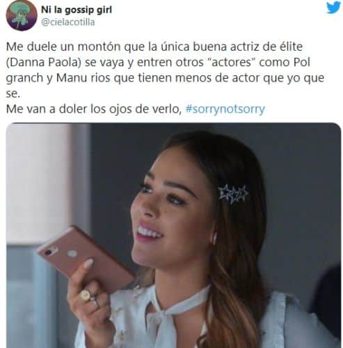 Danna Paola: comentarios en Twitter