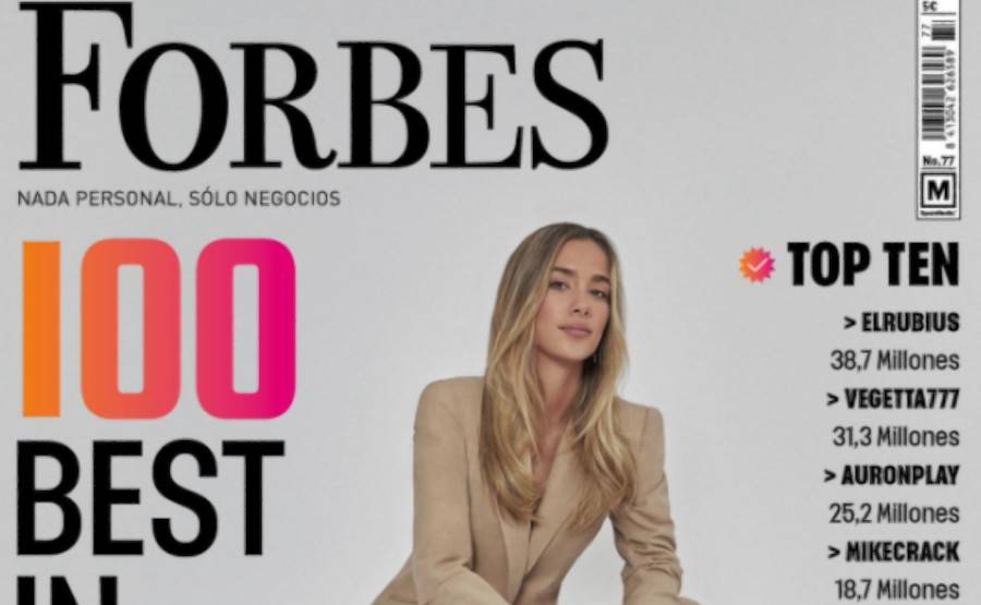 La influencer  María Pombo es la portada de la revista Forbes