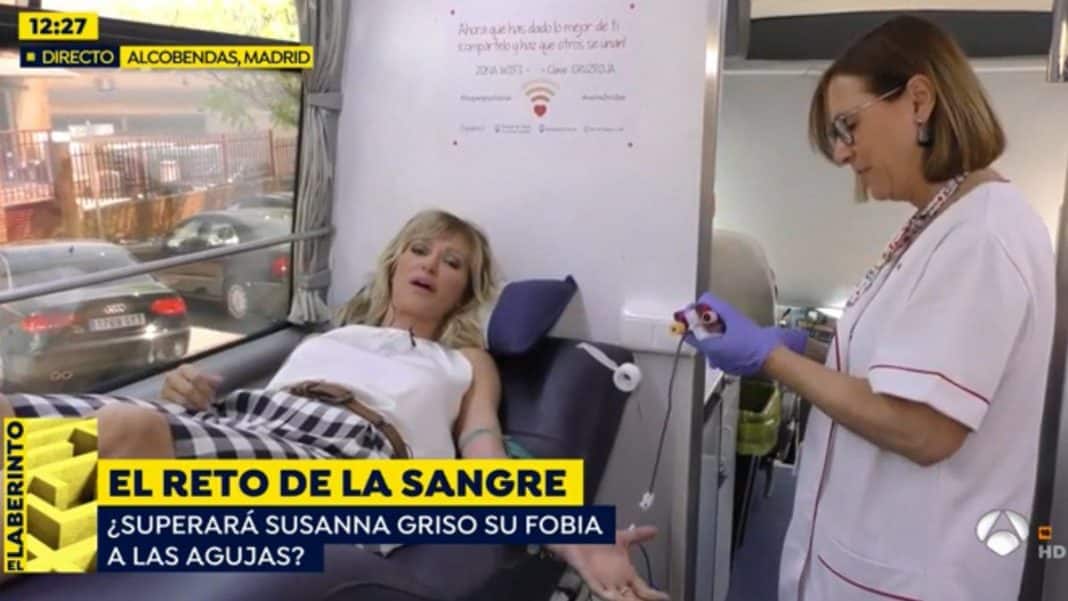 susanna griso dona sangre