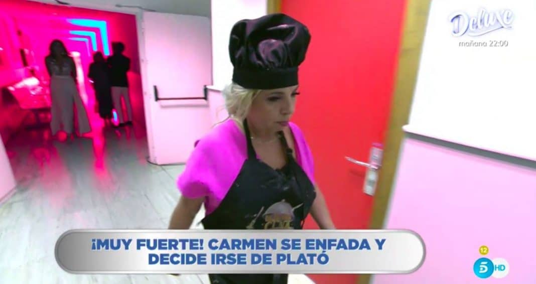 carmen abandona plato