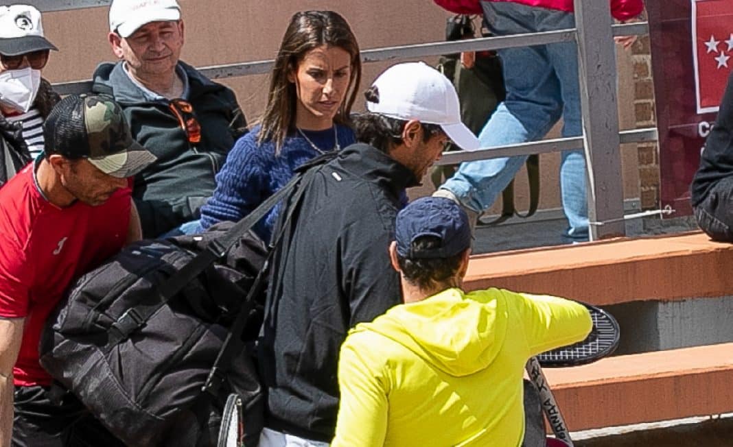 ana boyer apoyando a fernando verdasco