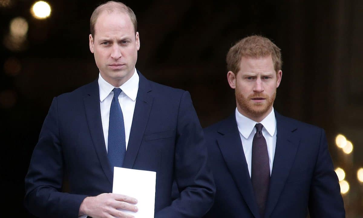 Frialdad real: Guillermo y Harry se encuentran en un funeral y no se dirigen la palabra