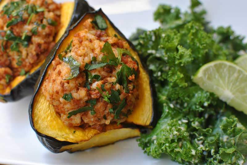 Calabaza bellota rellena: una receta otoñal de los mejores chefs