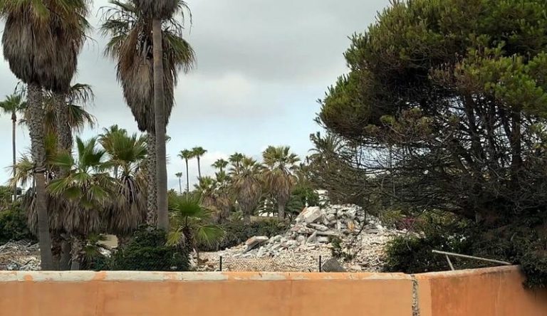 La trágica demolición de la casa de Antonio Banderas en Marbella