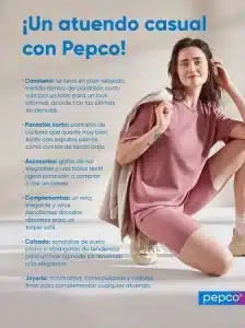 De la playa a la ciudad. Conjuntos de viscosa a la moda en Pepco