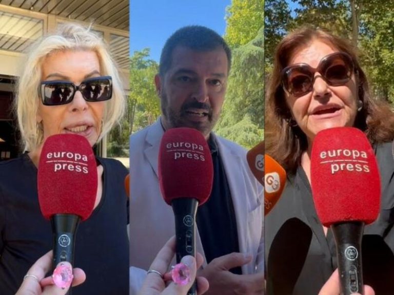 Último adiós a Carlos Ferrando: amigos como Charo Reina y Bibiana Fernández presentes, pero sin rastro de su familia