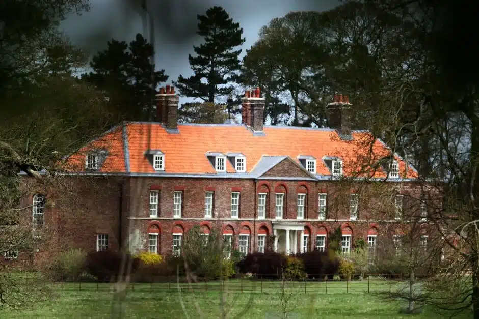 Anmer Hall, la casa del Príncipe Guillermo y Kate Middleton, Norfolk, el Reino Unido